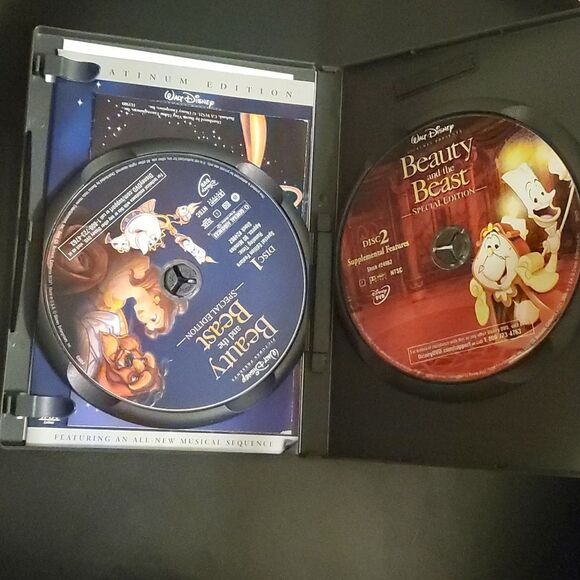 Walt Disney's Beauty and the Beast Special Edition platnium edition two … - Picture 3 of 10